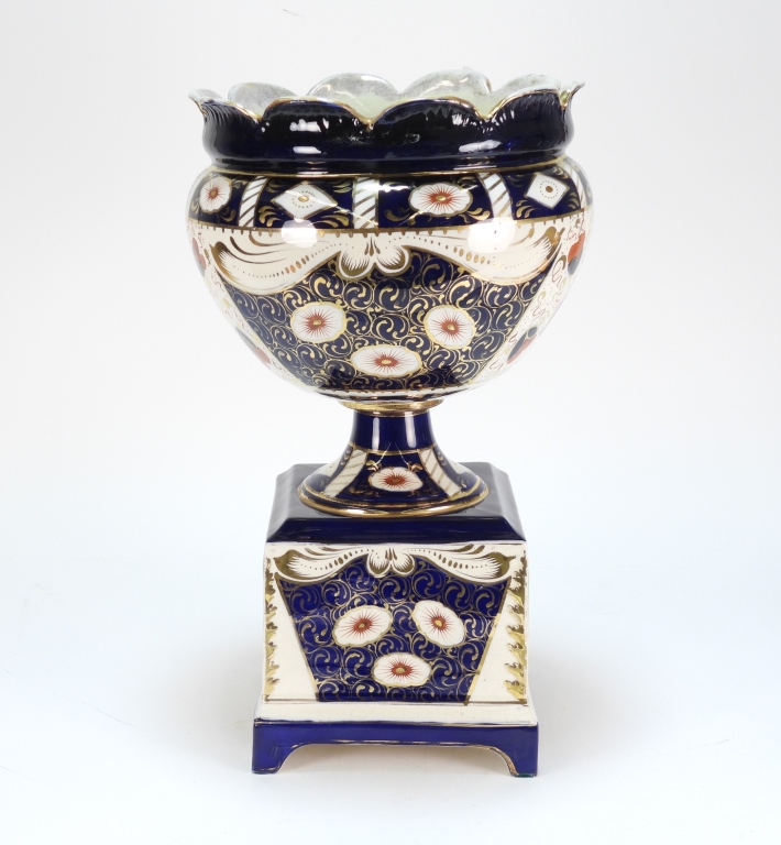 ENGLISH FLORAL IMARI PORCELAIN