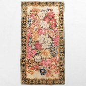 ENGLISH FLORAL NEEDLEWORK RUGL