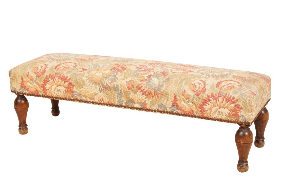 ENGLISH FOOTSTOOLcovered with