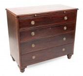 ENGLISH FOUR-DRAWER BUREAU 19T