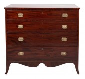 ENGLISH FOUR-DRAWER CHEST LATE