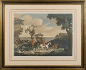 English Foxhunt Engraving Engl
