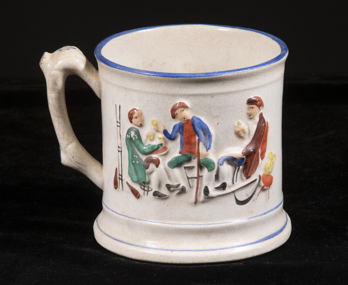 ENGLISH FROG MUG Late 19th -