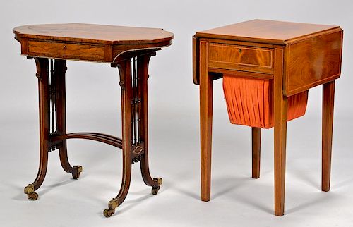 ENGLISH GAMES TABLE AND SEWING