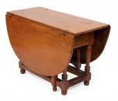 ENGLISH GATE-LEG TABLE 19TH CE