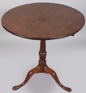 ENGLISH GEORGE II OAK TILT-TOP