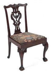 ENGLISH GEORGE II SIDE CHAIR C