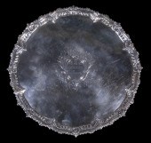 ENGLISH GEORGE II SILVER SALVE