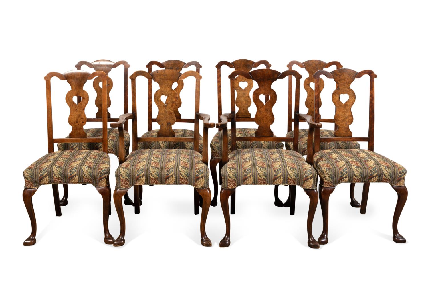 ENGLISH GEORGE II STYLE BURLWOOD