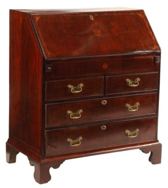 ENGLISH GEORGE III INLAID SLANT