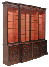 ENGLISH GEORGE III MAHOGANY FR