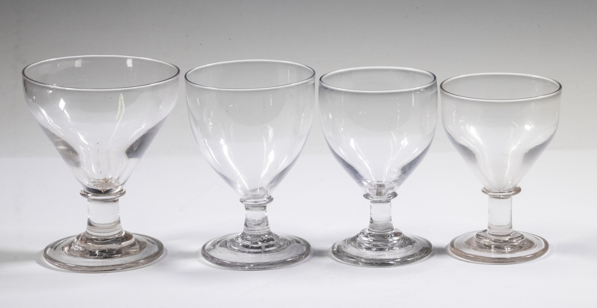 ENGLISH GEORGIAN GLASS RUMMERS