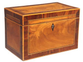 ENGLISH GEORGIAN INLAID MAHOGA