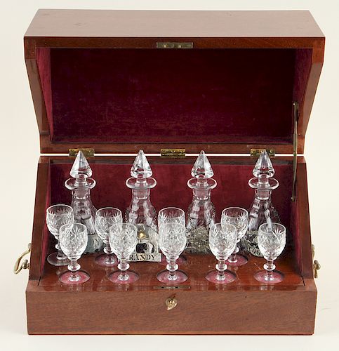 ENGLISH GEORGIAN INLAID MAHOGANY