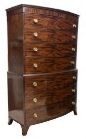 ENGLISH GEORGIAN MAHOGANY BOWF