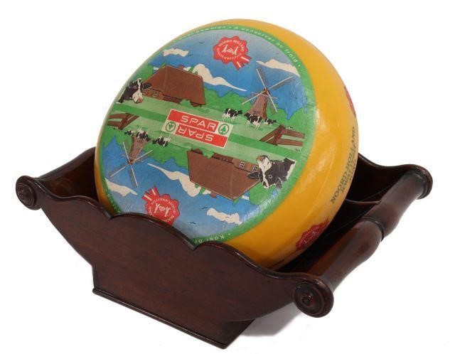 ENGLISH GEORGIAN MAHOGANY CHEESE