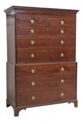 ENGLISH GEORGIAN PERIOD MAHOGA