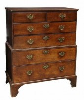 ENGLISH GEORGIAN PERIOD OAK CH