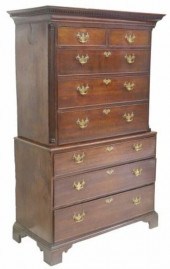 ENGLISH GEORGIAN PERIOD OAK CH