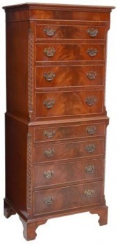ENGLISH GEORGIAN STYLE MAHOGAN