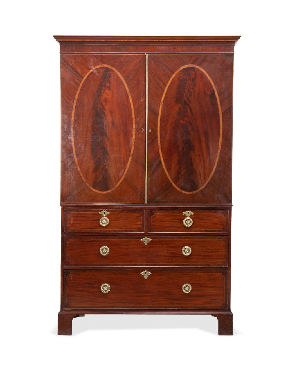 ENGLISH GEORGIAN STYLE MAHOGANY