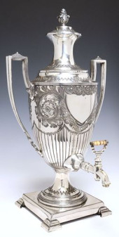 ENGLISH GEORGIAN-STYLE SILVERP