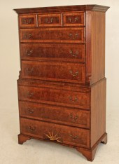 ENGLISH GEORGIAN STYLE WALNUT