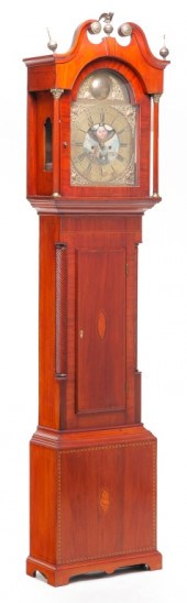ENGLISH GEORGIAN TALL CASE CLO