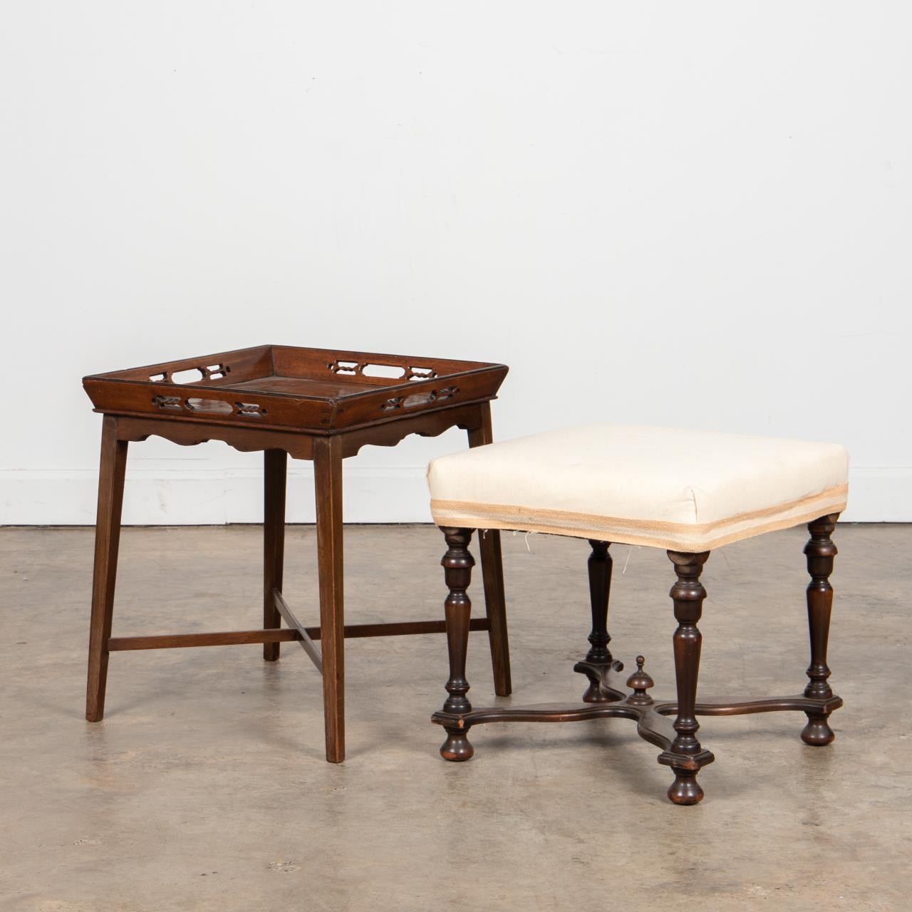 ENGLISH GEORGIAN TRAY TABLE &