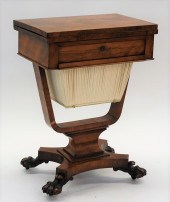 ENGLISH GEORGIAN WALNUT BURL V