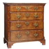 ENGLISH GEORGIAN WALNUT CHEST