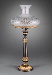 ENGLISH GILT AND PATINATED BRO