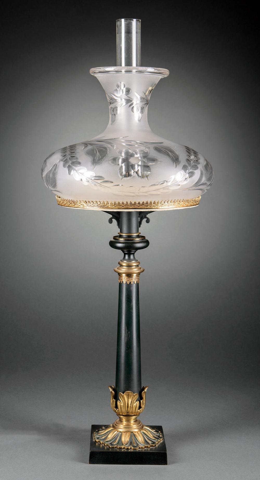 ENGLISH GILT AND PATINATED SINUMBRA