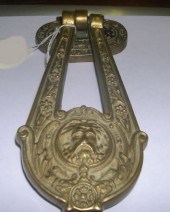 English Gilt-Brass Doorknocker