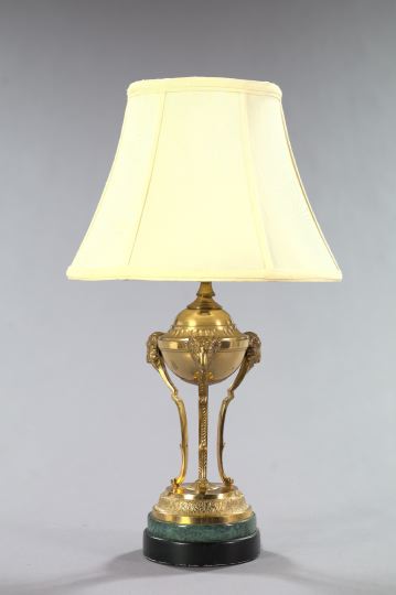 English Gilt-Brass Tripodal