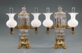 ENGLISH GILT BRONZE AND CUT CR