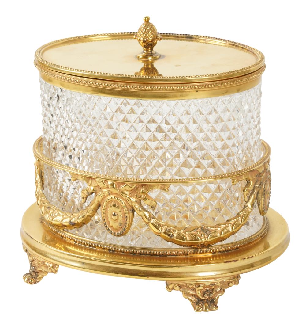 ENGLISH GILT BRONZE-MOUNTED CUT