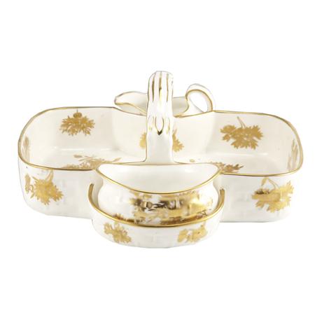 English Gilt Decorated Bone China