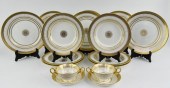 ENGLISH GILT DECORATED PORCELA