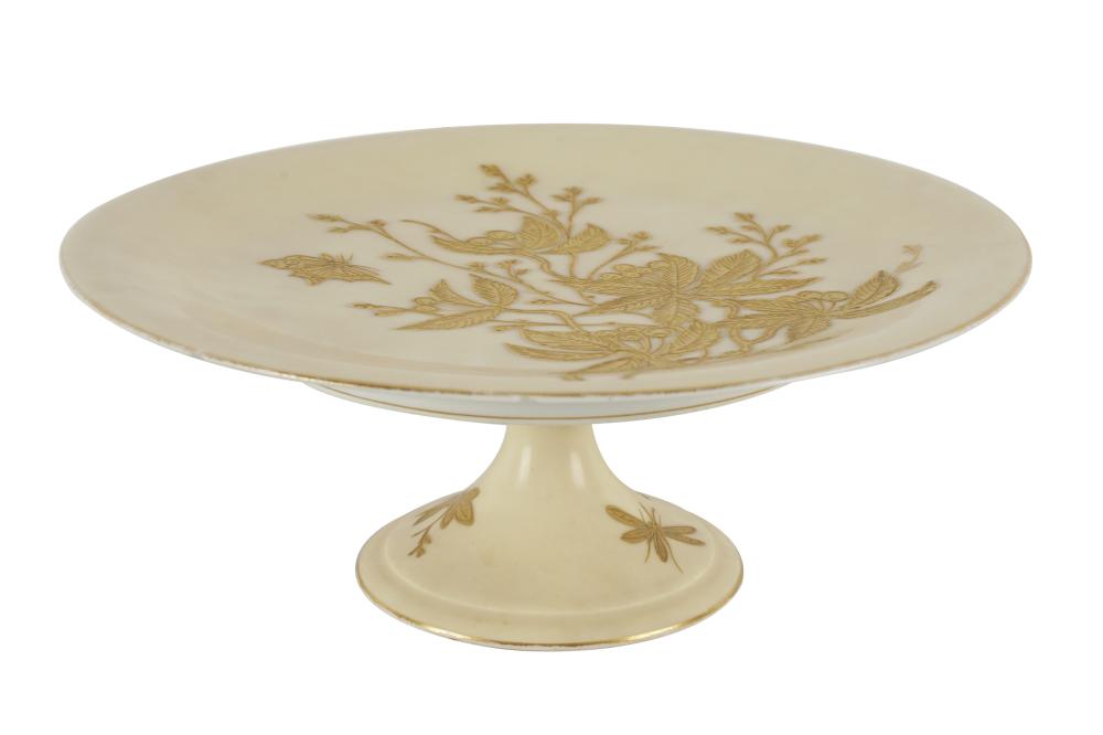 ENGLISH GILT ENAMEL PORCELAIN