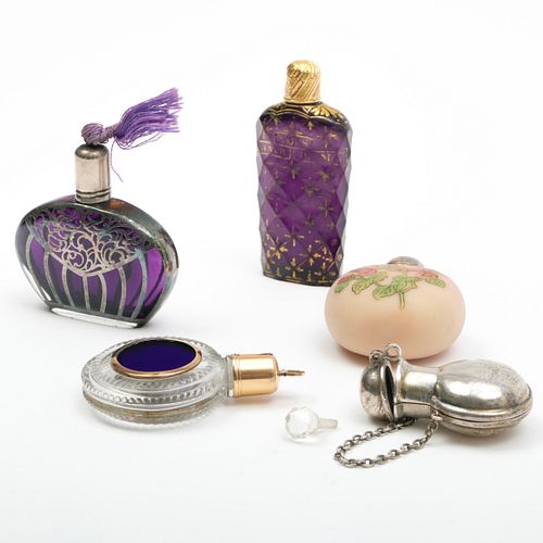 ENGLISH GOLD MOUNTED PURPLE SCENT