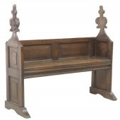 ENGLISH GOTHIC REVIVAL OAK CHU