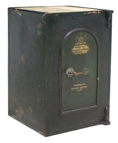 ENGLISH GREEN-PAINTED IRON