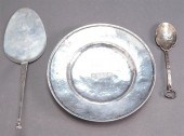 ENGLISH HAMMERED SILVER SPOON,