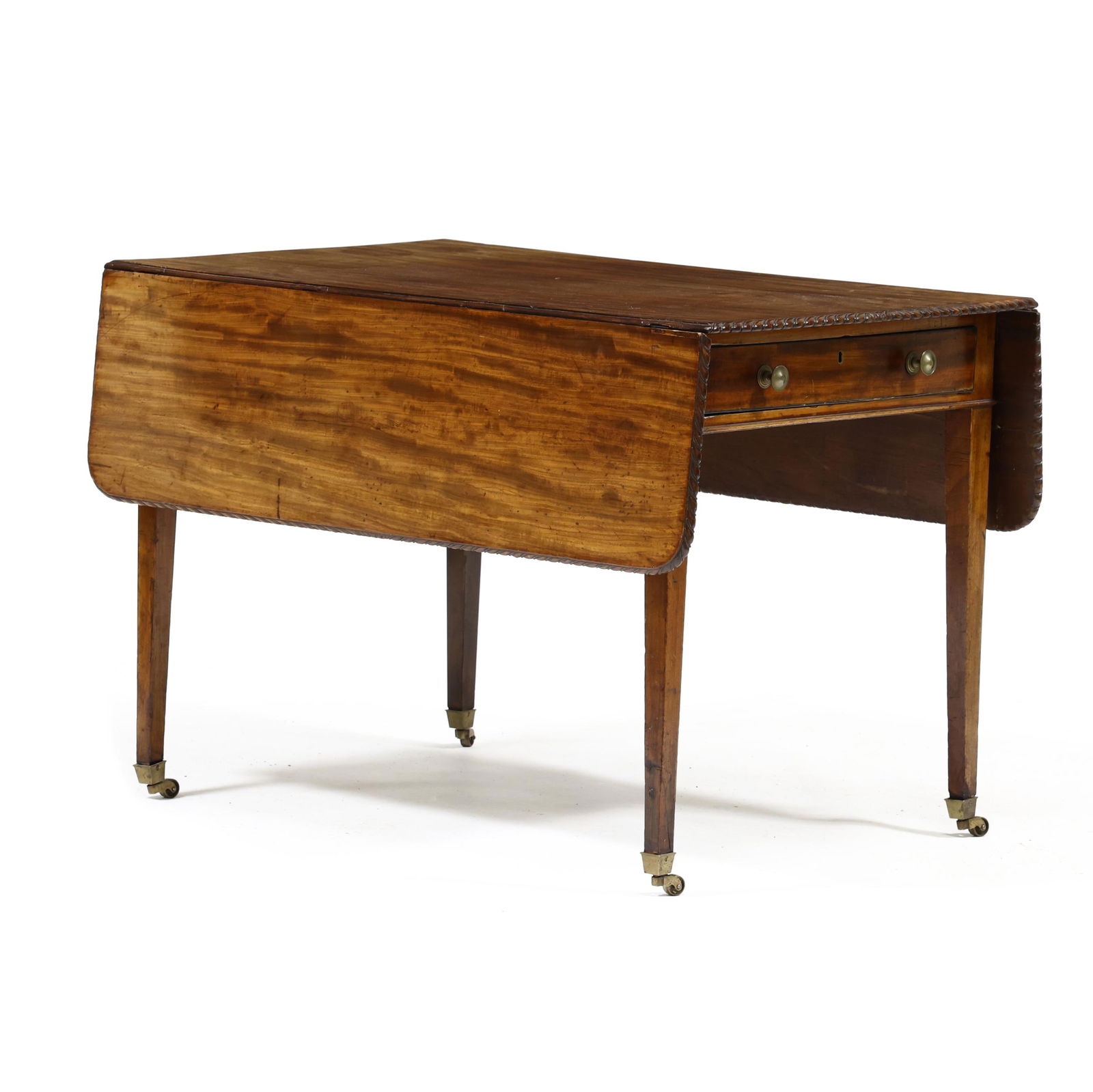 ENGLISH HEPPLEWHITE CARVED MAHOGANY