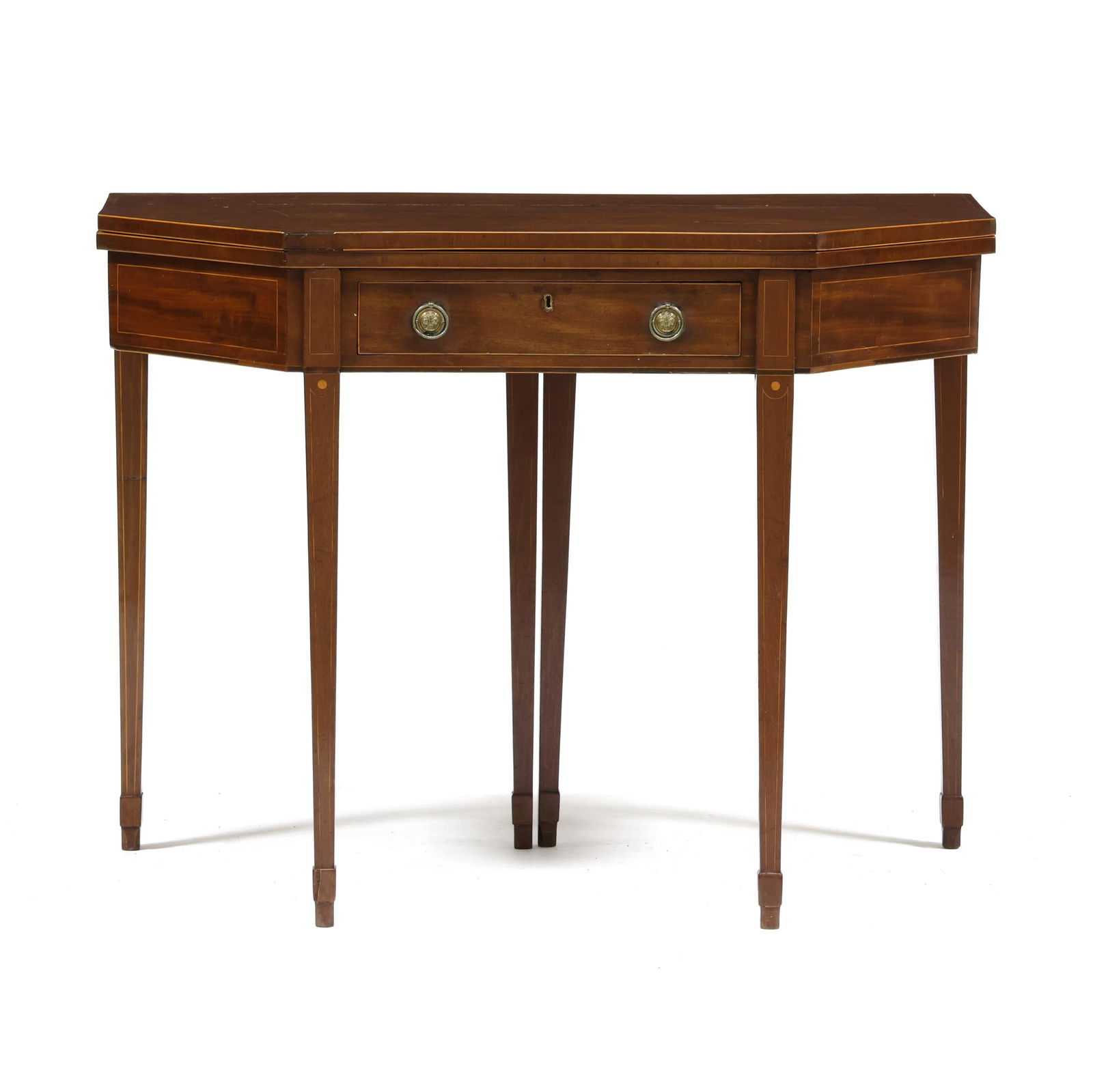 ENGLISH HEPPLEWHITE INLAID MAHOGANY