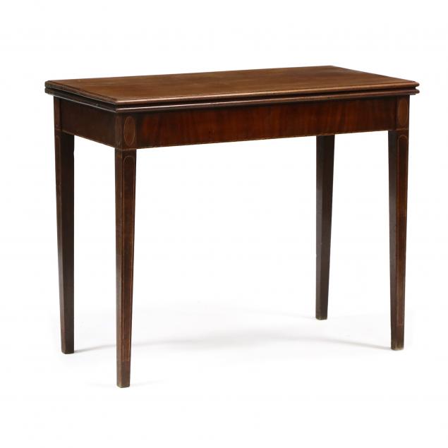 ENGLISH HEPPLEWHITE INLAID MAHOGANY