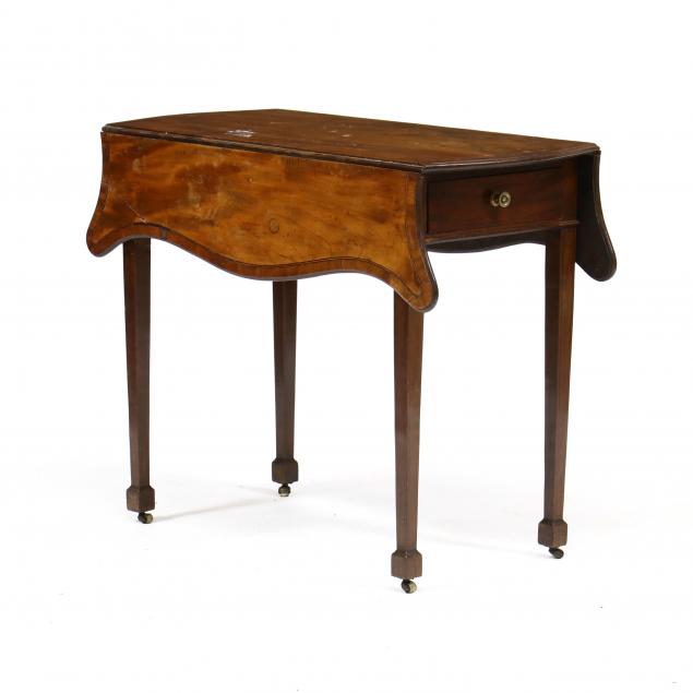 ENGLISH HEPPLEWHITE INLAID MAHOGANY