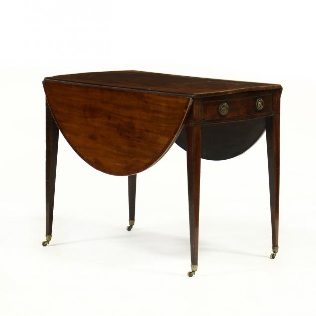 ENGLISH HEPPLEWHITE INLAID MAHOGANY