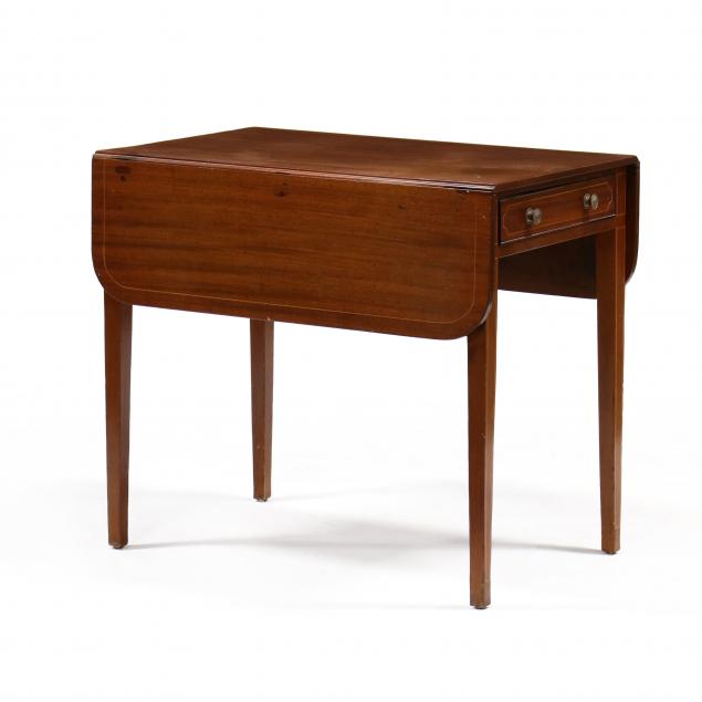 ENGLISH HEPPLEWHITE INLAID MAHOGANY